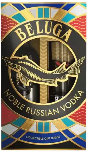 Белуга Нобл (Beluga Noble) + хайбол с рыбками