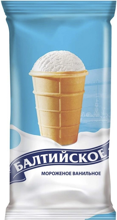 Мороженое Балтийское Вафельный стаканчик сливочный   70 гр, бзмж.