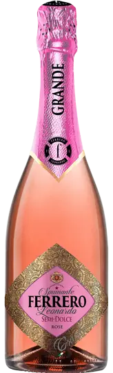 Вино игристое Ферреро Леонардо розовое полусладкое