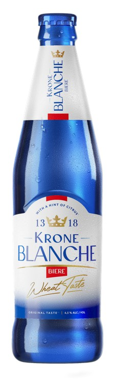 Пивной напиток Krone Blanche Biere 4,5% 0,45 ст