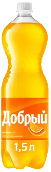 Напиток газированный б/алк.Добрый Апельсин 1,5л