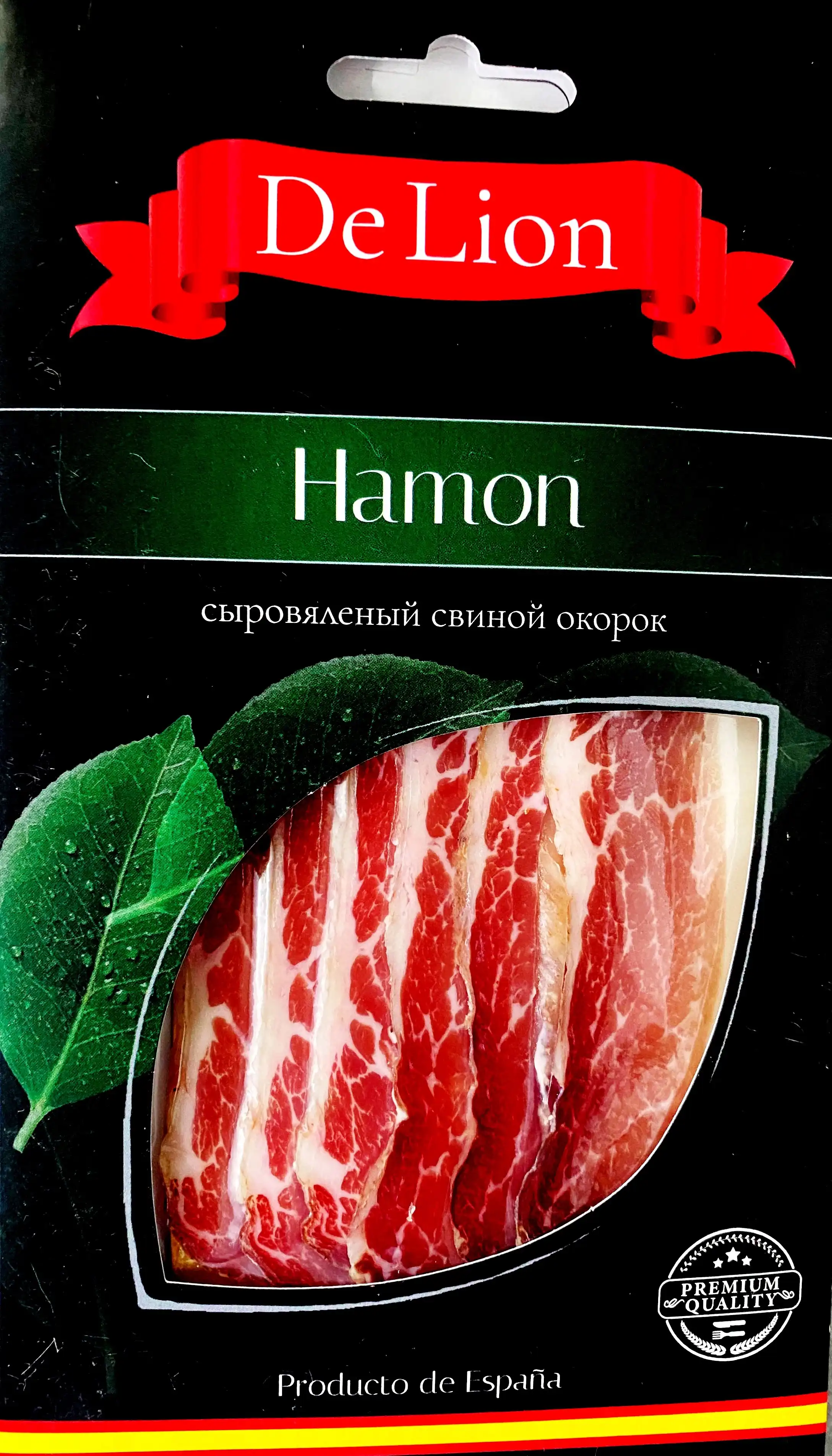 Окорок свиной сыровяленый Хамон 50 гр. Де Лион