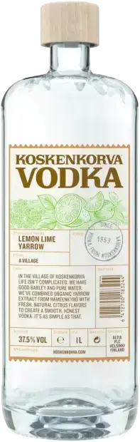 Koskenkorva Lemon Lime Yarrow (Коскенкорва Лимон Лайм Тысячелистник)