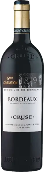 Cruse, 6-eme generation Red, Bordeaux AOP (Круз 6 Женерасьон Бордо)