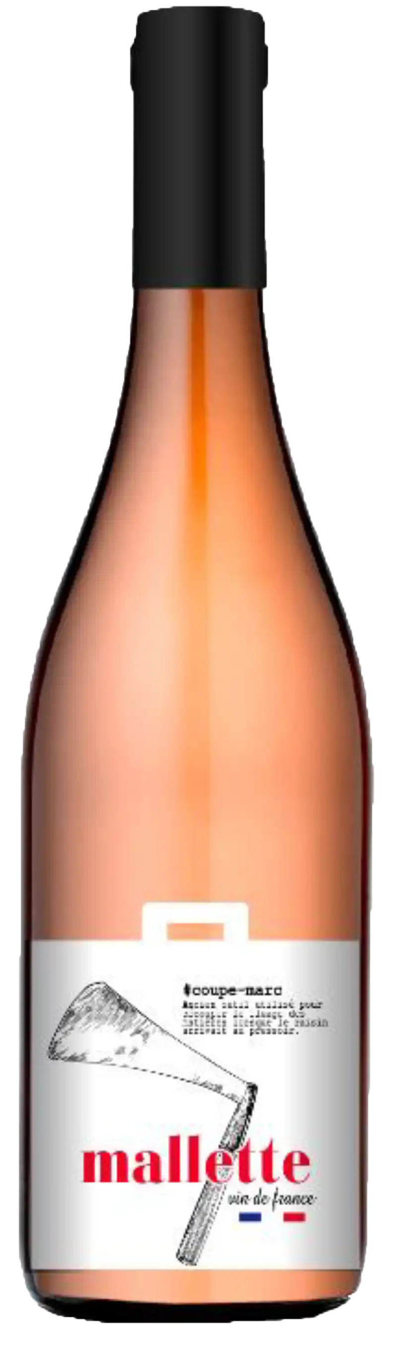 Вино Маллет Розе Каберне Фран-Мерло розовое полусухое