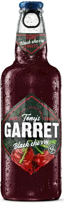 Пивной напиток Тони`с Гаррет черная вишня 4,6% 0,4 ст