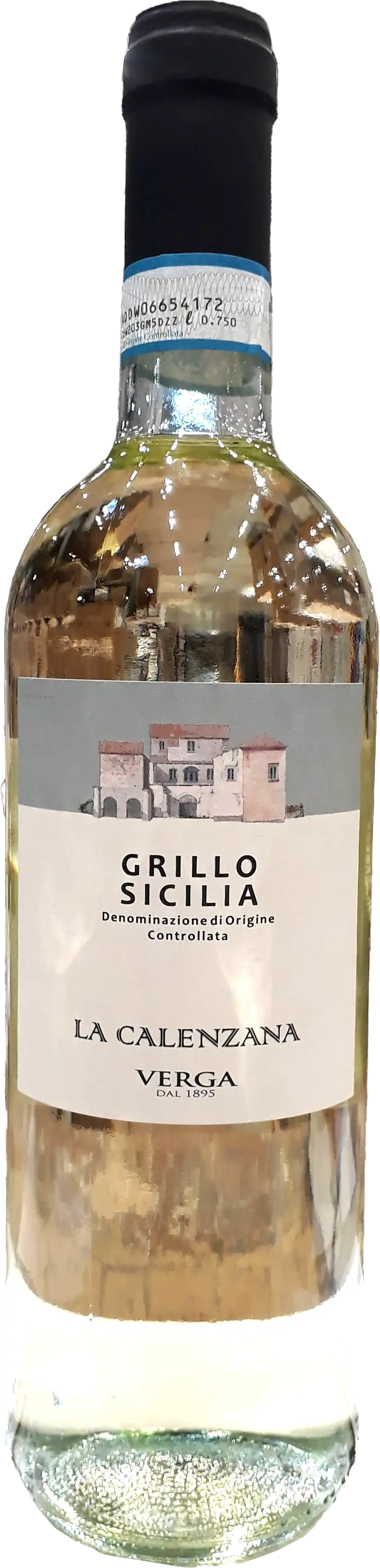 Вино Ла Калензана Грилло Сицилия белое сухое