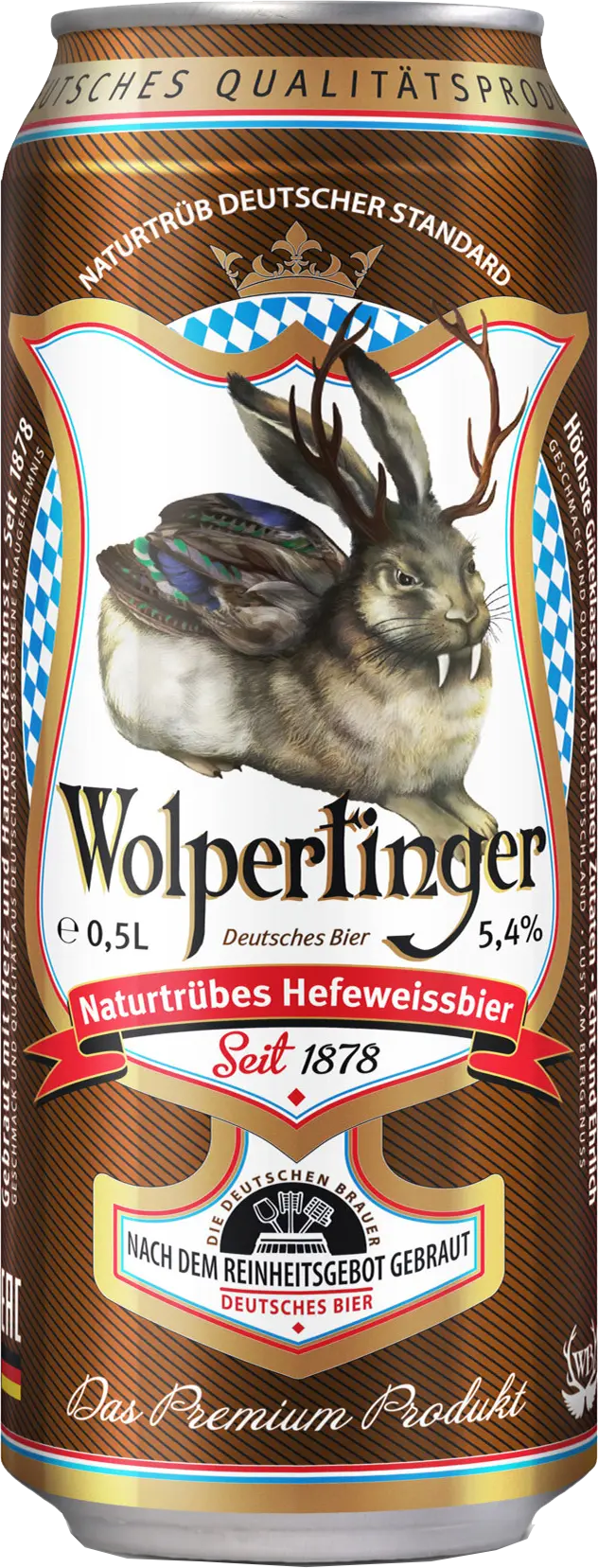 Wolpertinger Naturtrubes Hefeweissbier (Вольпертингер пшеничное нефильтрованное)
