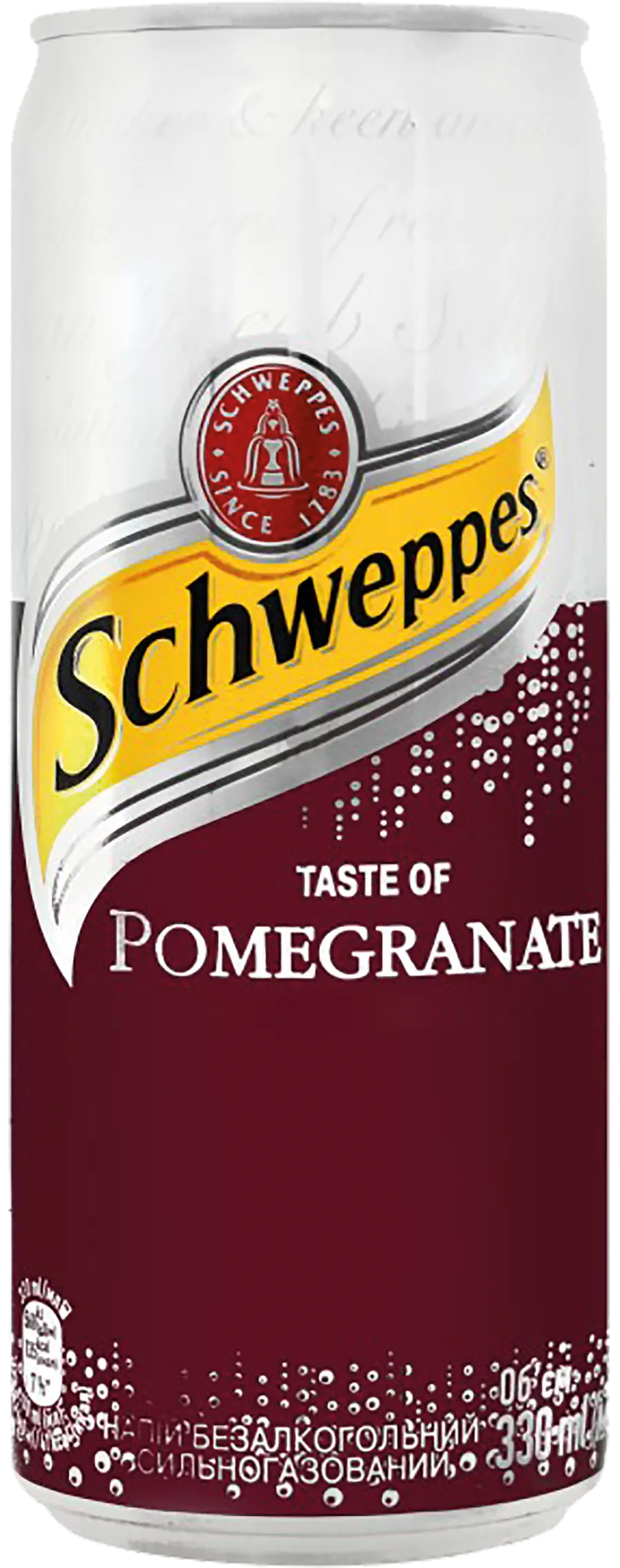 Напиток газированный Schweppes Гранат (Швеппс Гранат) 0,33 л