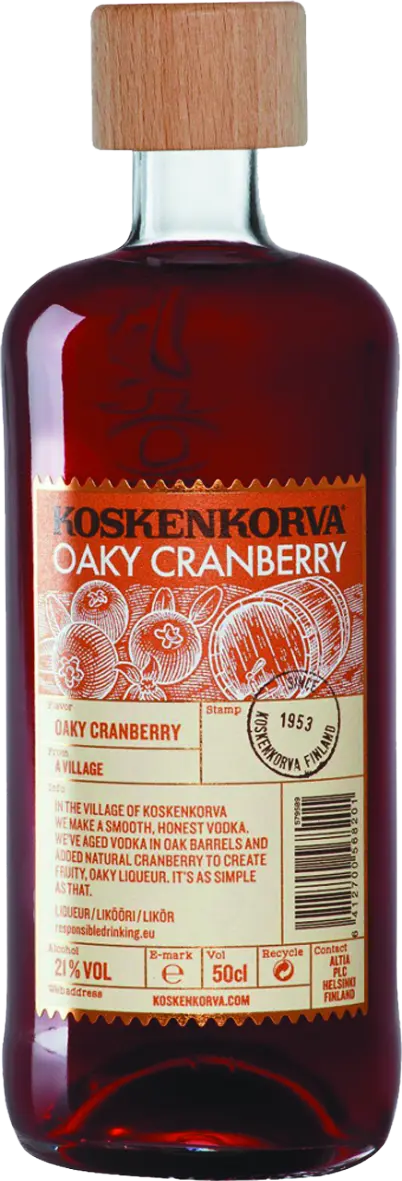 Koskenkorva Oaky Cranberry (Коскенкорва Клюквенная выдержанная в дубовых бочках)