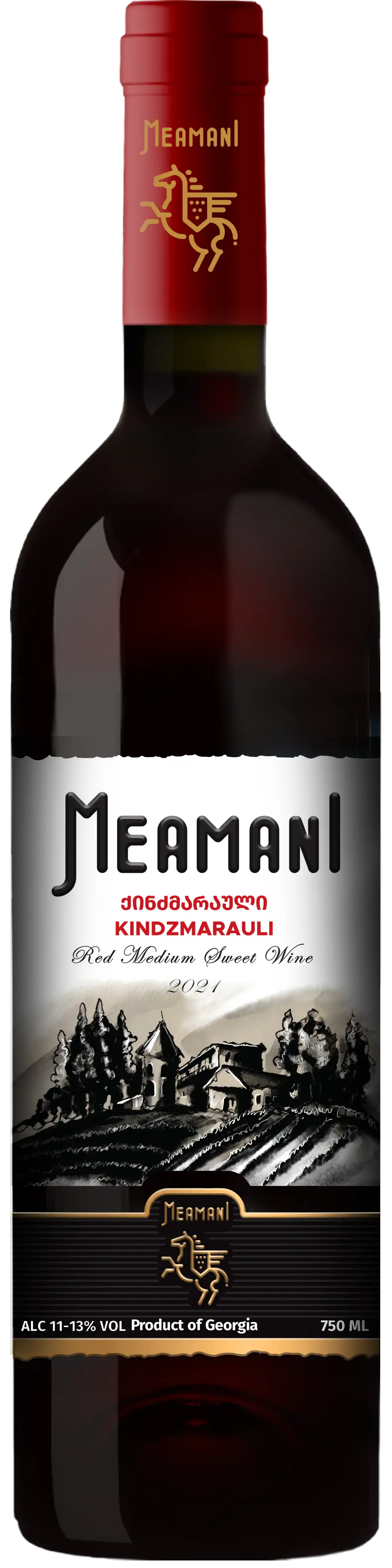 Вино Киндзмараули красное полусладкое Меамани