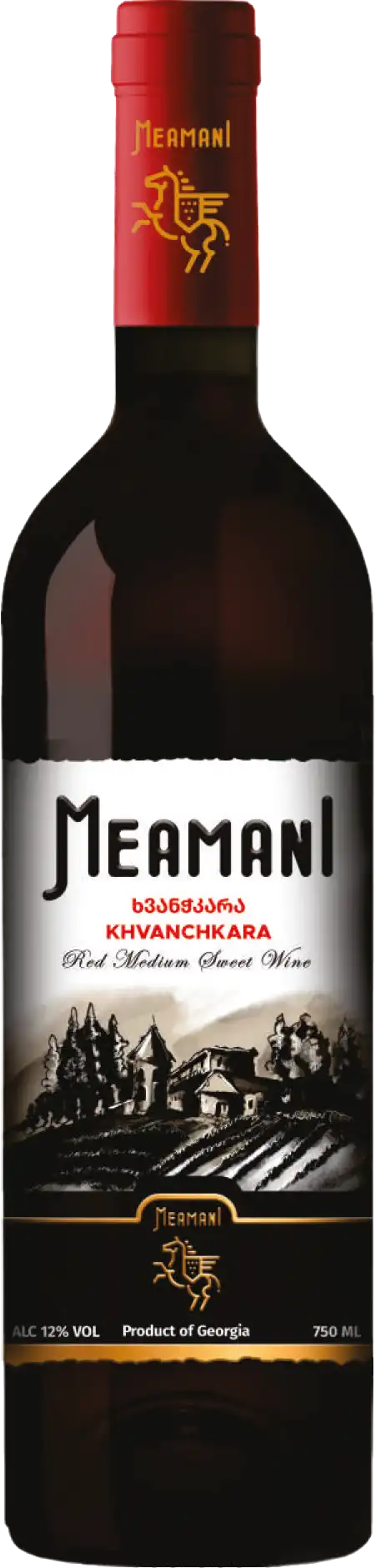 Вино Хванчкара красное полусладкое Меамани