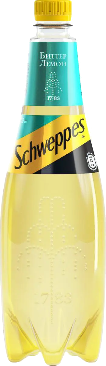 Напиток газированный Schweppes Bitter Lemon (Швеппс биттер Лимон) 0,9 л