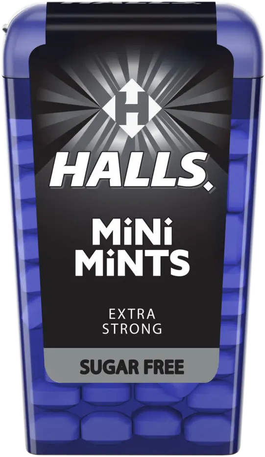 Конфеты без сахара HALLS Mini Mints мята ментол 