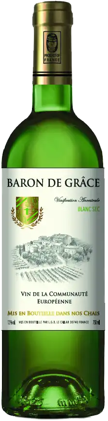 Вино Барон де Грас белое сухое
