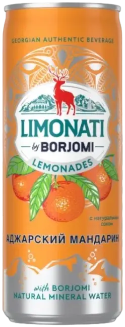 Лимонад Боржоми со вкусом Аджарский Мандарин 0,33 л ж/б